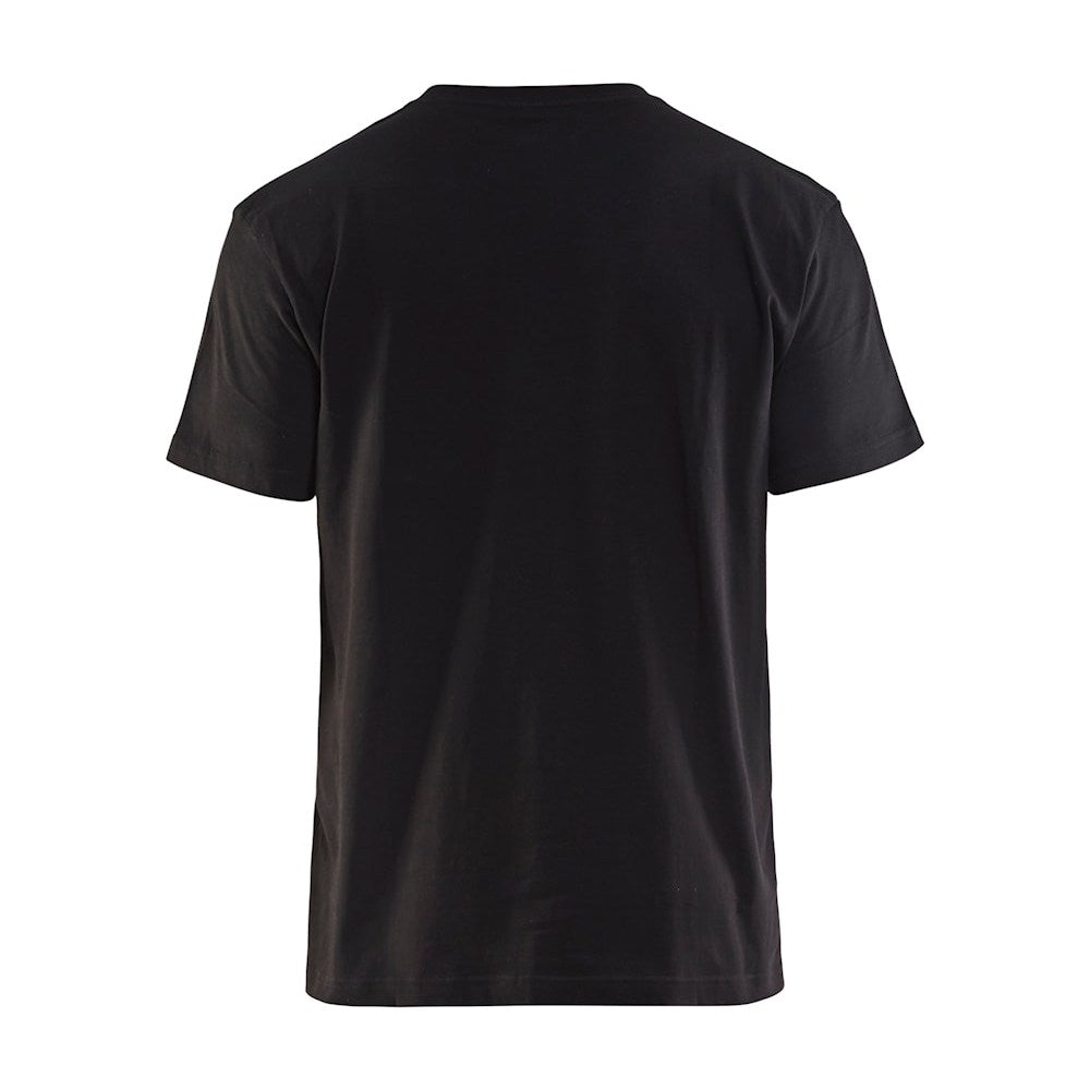 Blaklader T-Shirt 3379 #colour_black-cornflower-blue