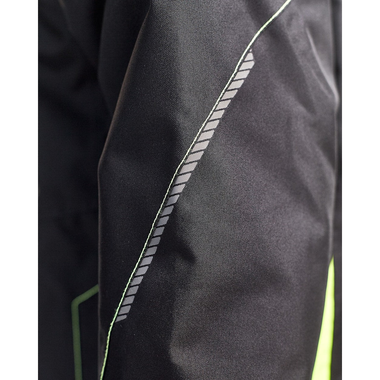 Blaklader Lightweight Lined Functional Jacket 4890 #colour_black-hi-vis-yellow