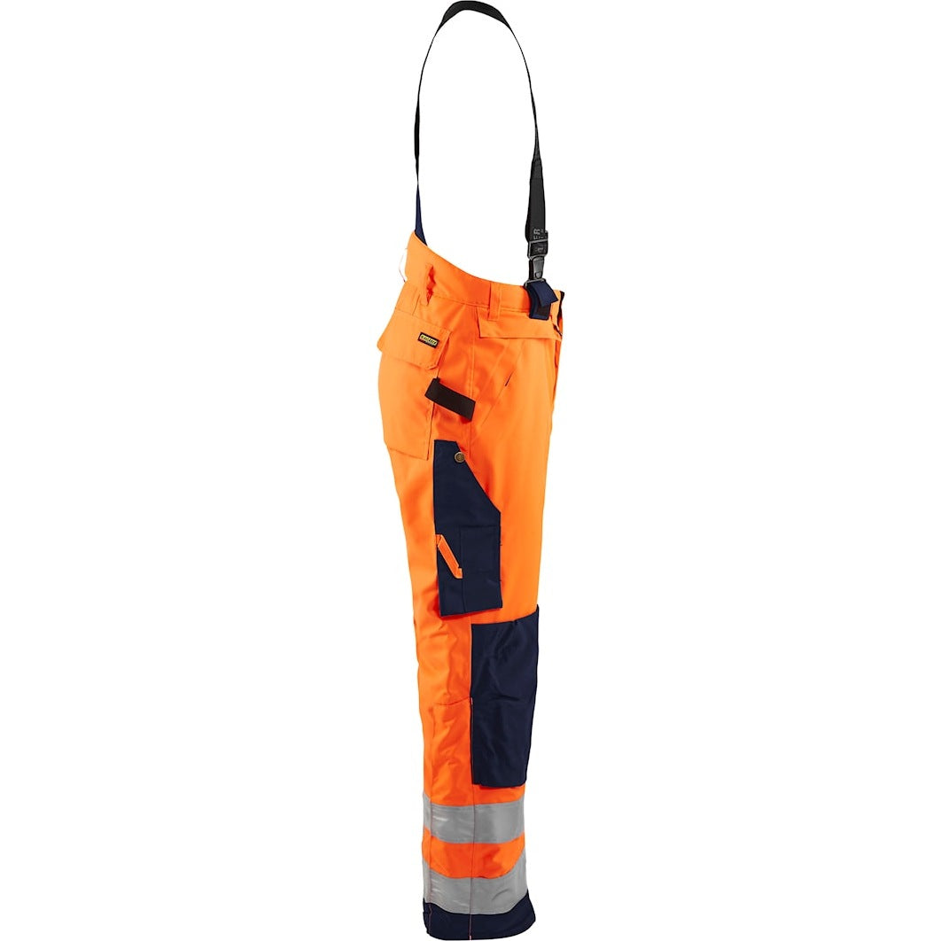 Blaklader Hi-Vis Winter Trousers 1885 - Hi-Vis Orange/Navy Blue