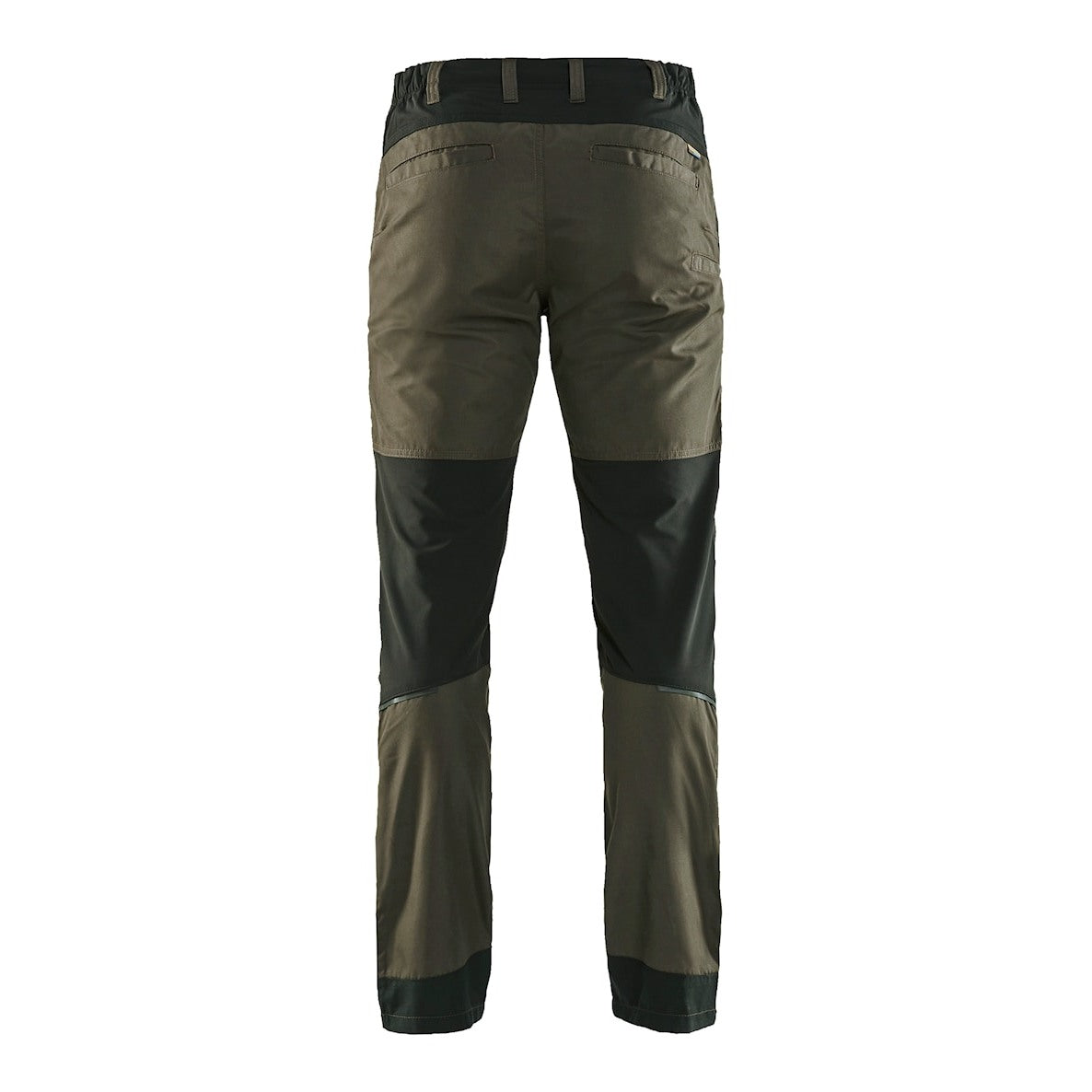 Blaklader Service Trousers with Stretch 1456 - Dark olive green/Black #colour_dark-olive-green-black