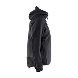 Blaklader Knitted Jacket with Softshell 5940 #colour_dark-grey-black