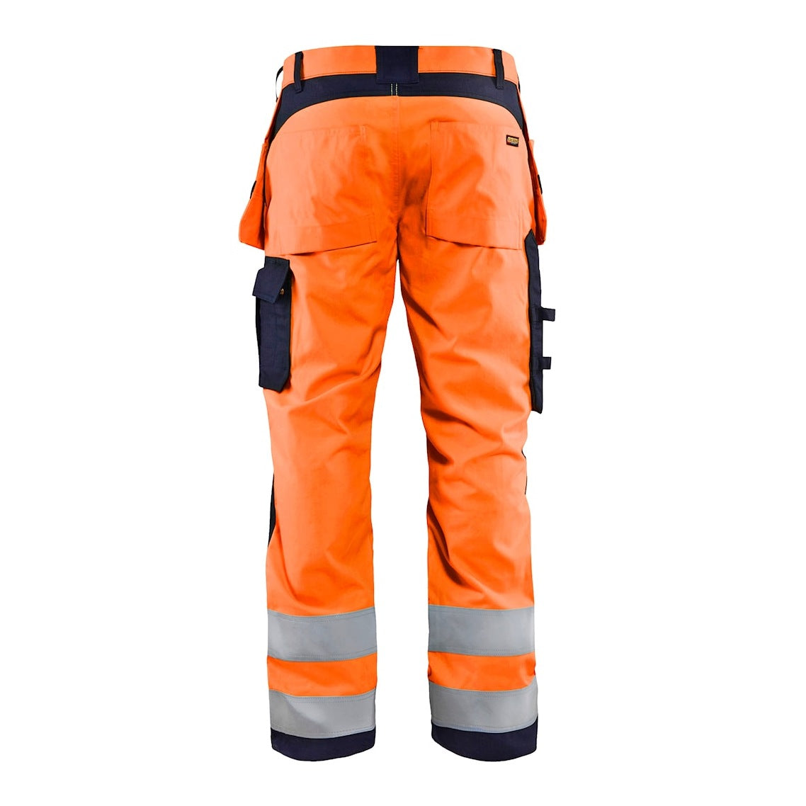 Blaklader Multinorm Inherent Trousers 1589 #colour_orange-navy-blue