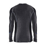 Blaklader Underwear Top Warm 100% Merino 4897 #colour_mid-grey-black
