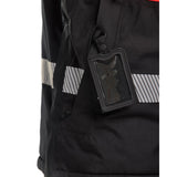 Blaklader Winter Parka Hi-Vis 4485 #colour_black-red-hi-vis
