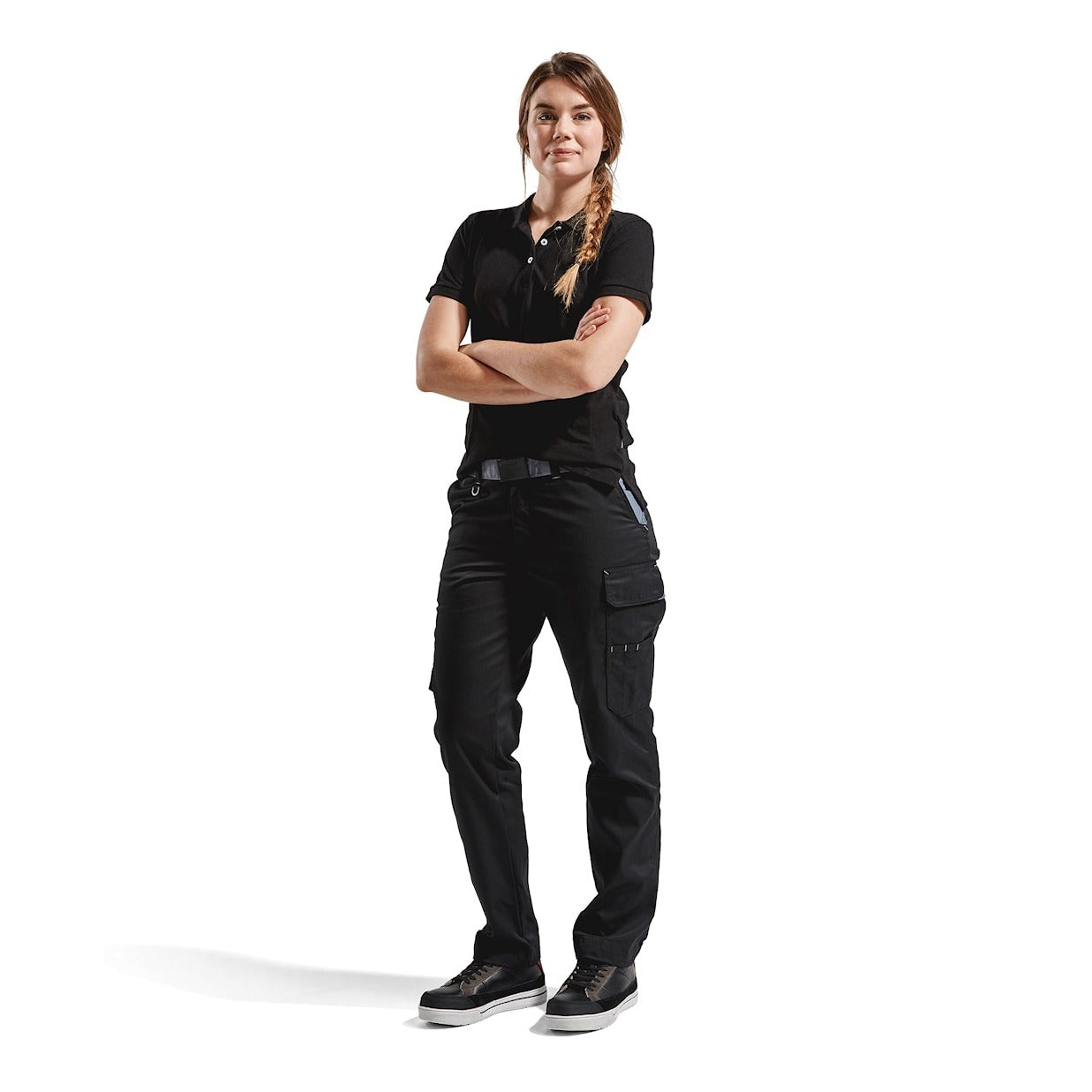 Blaklader Women's Industry Trousers 7104 #colour_black-grey