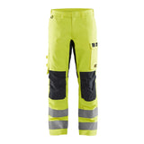 Blaklader Trousers Multinorm Inherent with Stretch 1788 #colour_hi-vis-yellow-navy-blue