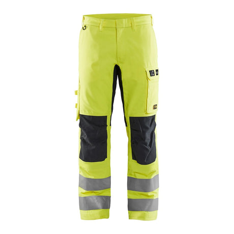 Blaklader Trousers Multinorm Inherent with Stretch 1788 #colour_hi-vis-yellow-navy-blue