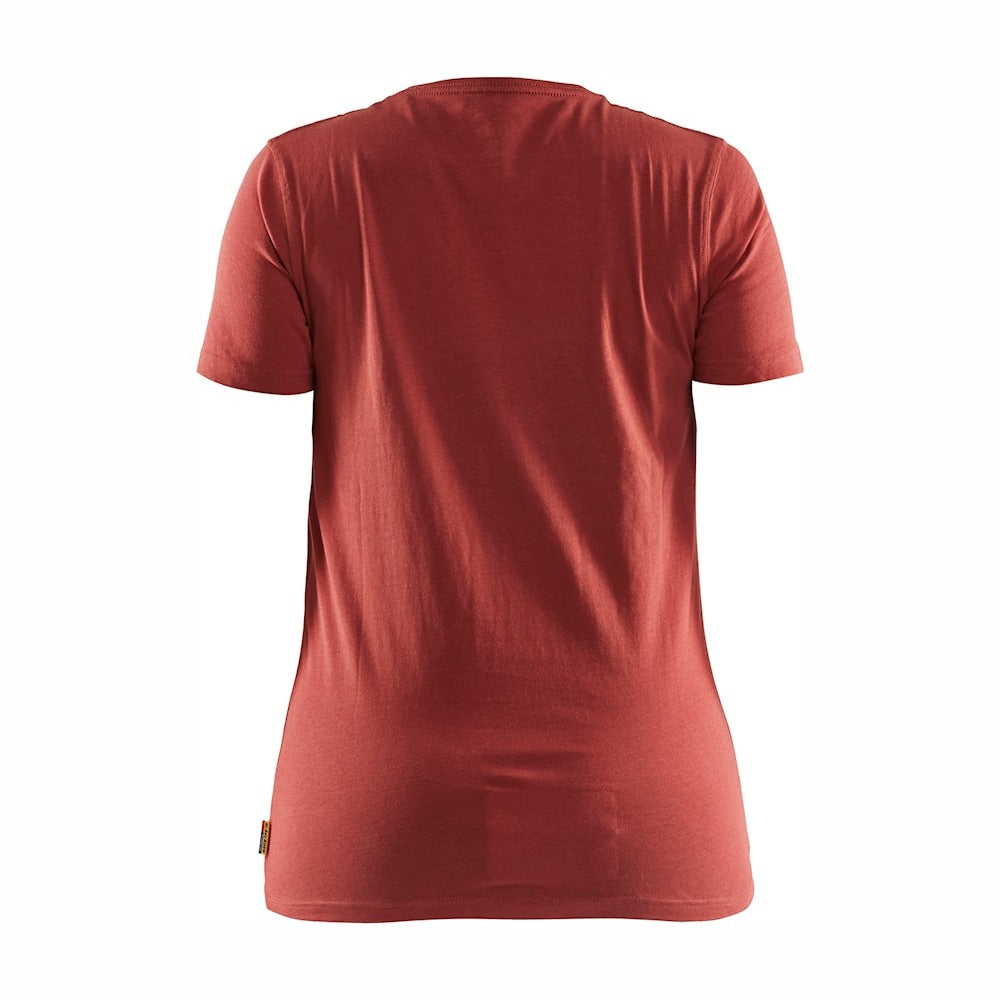 Blaklader Women's T-Shirt 3D 3431 #colour_burned-red