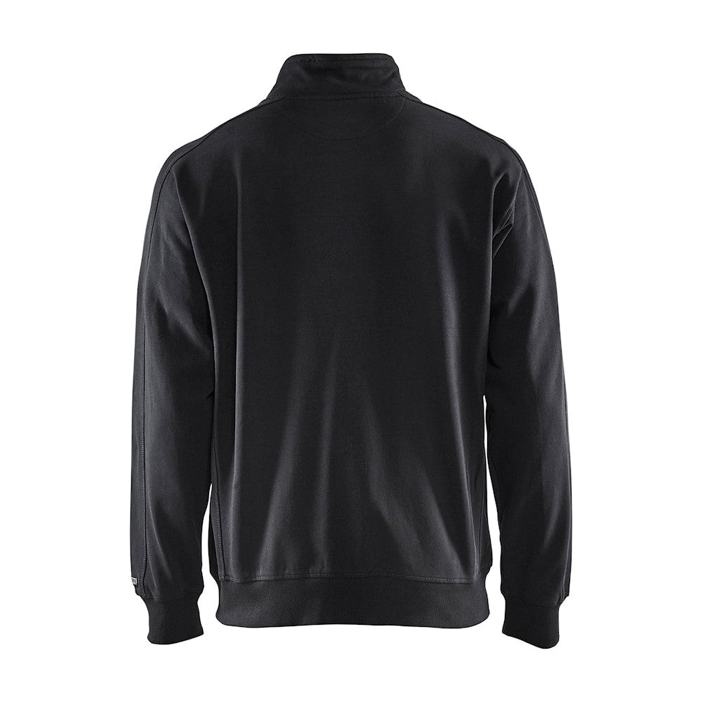 Blaklader Sweatshirt Full Zip 3349 #colour_black