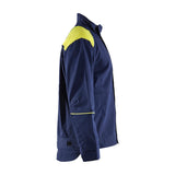 Blaklader Welding Jacket 4801 #colour_navy-blue-hi-vis-yellow