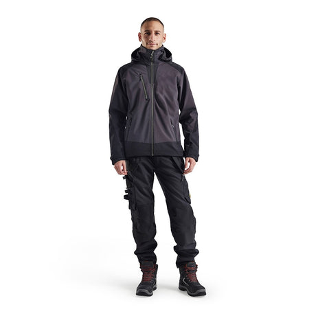 Blaklader Softshell Jacket 4749 #colour_dark-grey-black