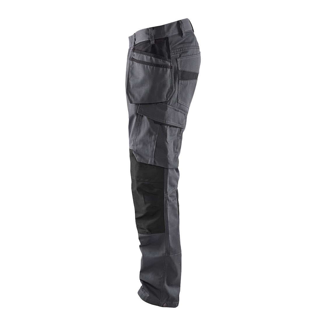 Blaklader Service Trousers with Stretch And Nail Pockets 1496  #colour_mid-grey-black