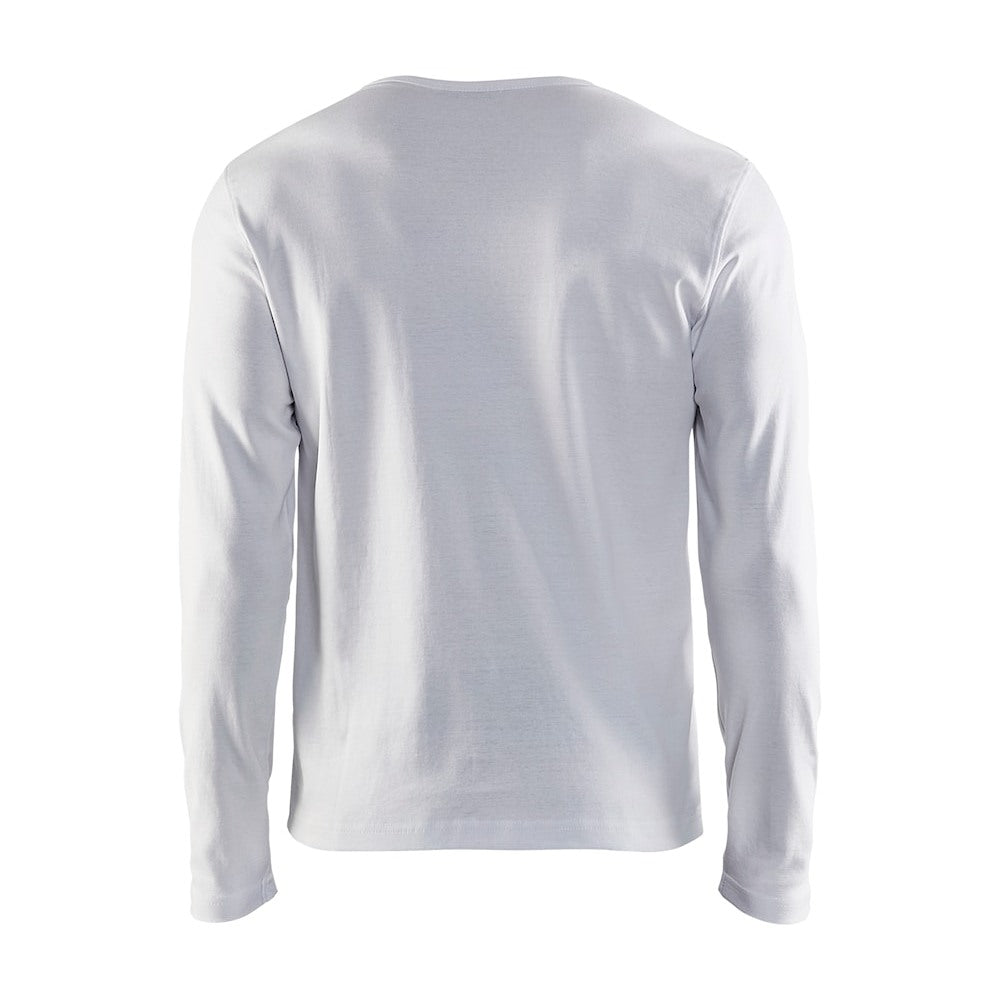Blaklader T-Shirt Long Sleeved 3314 #colour_white