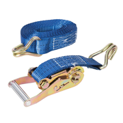 Silverline Ratchet Tie Down Strap J-Hook 6m x 38mm - 1500kg