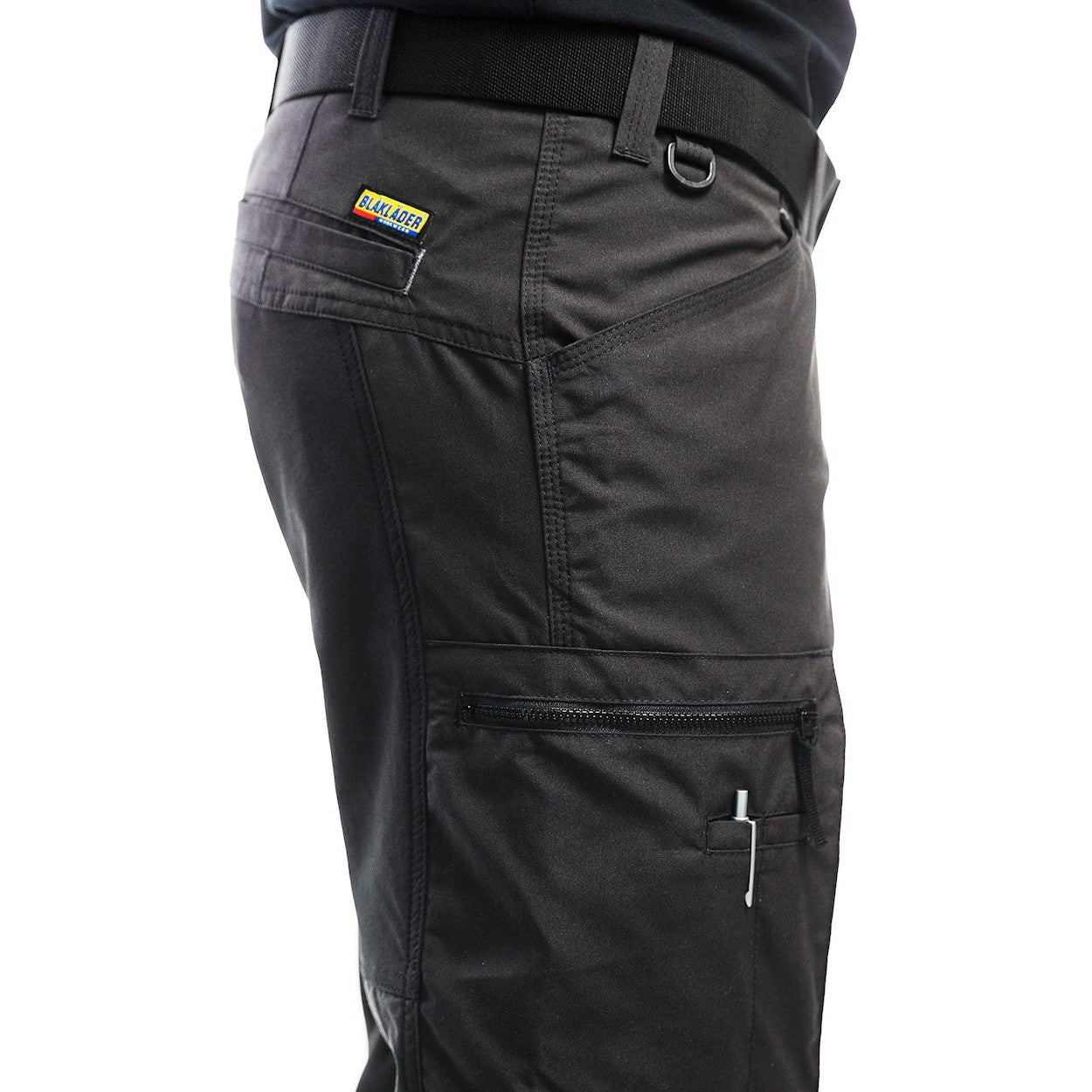 Blaklader Service Trousers with Stretch 14591845 #colour_dark-grey-black
