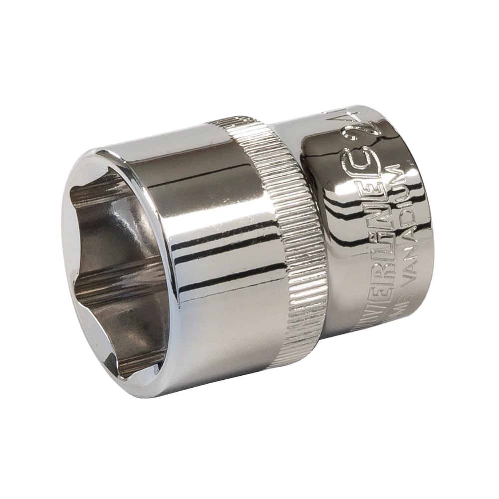 Silverline Socket 1/2" Drive 6pt Metric