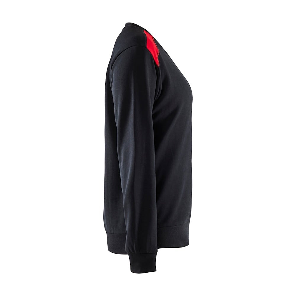Blaklader Sweatshirt Women 3408 #colour_black-red