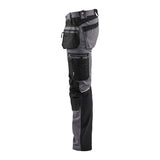 Blaklader Craftsman Trousers with Stretch 15991860 - Mid Grey/Black