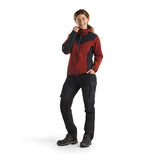 Blaklader Knitted Women's Jacket 5941 #colour_burned-red-black