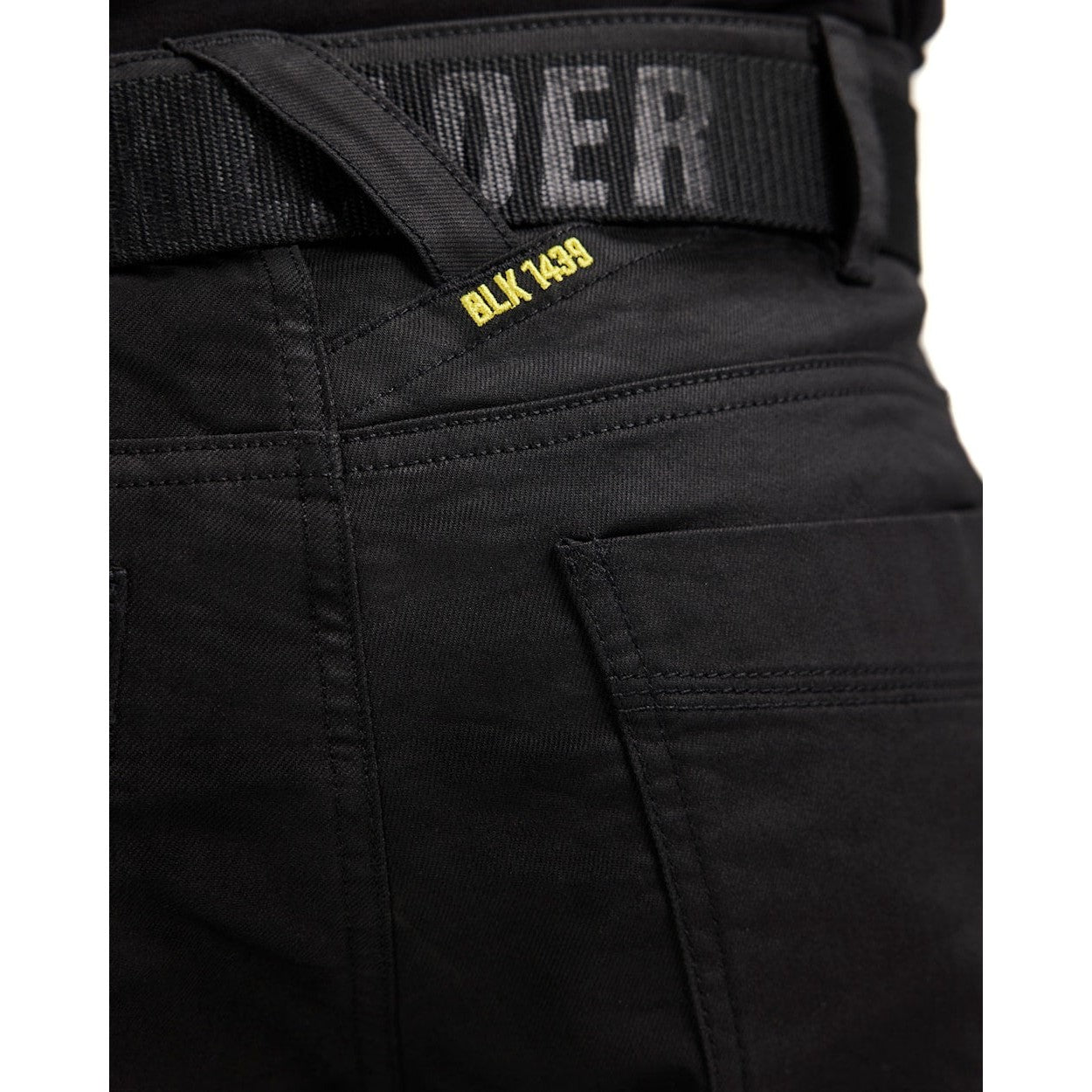 Blaklader Service Shorts with Stretch 1437 #colour_navy-blue-black