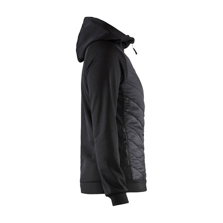 Blaklader Women's Hybrid Sweater 3464 #colour_black-dark-grey