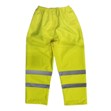 Sealey Hi-Vis Yellow Waterproof Trousers - Medium
