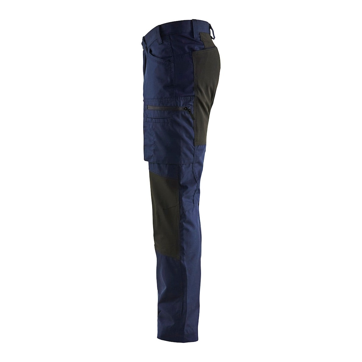 Blaklader Service Trousers with Stretch 14591845 #colour_navy-blue-black