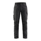Blaklader Women's Service Trousers with Stretch 7195 #colour_black-dark-grey