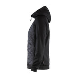 Blaklader Women's Hybrid Sweater 3464 #colour_black-dark-grey
