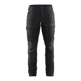 Blaklader Women's Service Trousers with Stretch 7166 #colour_black-dark-grey