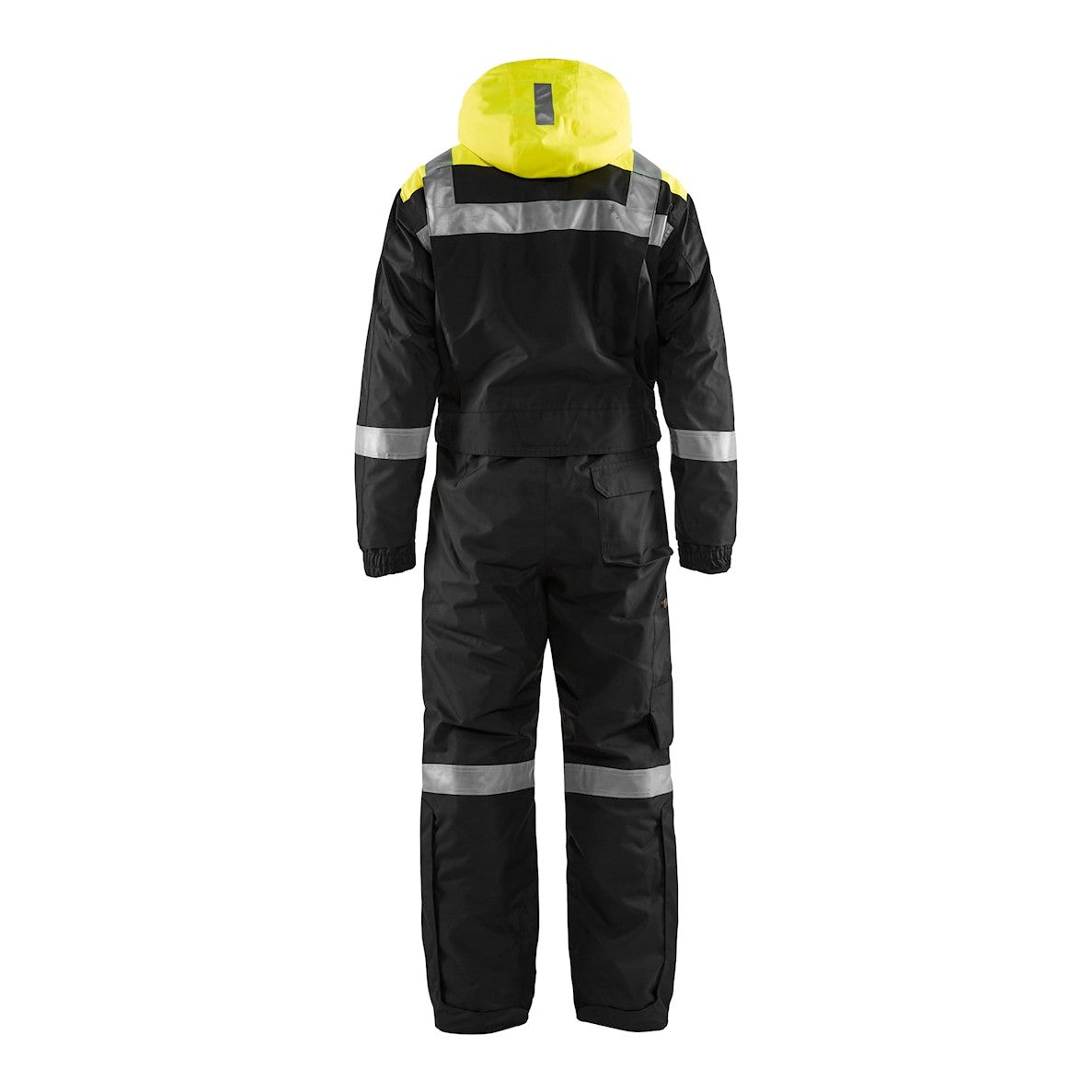 Blaklader Winter Coverall 6787 #colour_black-hi-vis-yellow