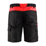 Blaklader Industry Shorts Stretch 1446 #colour_black-red