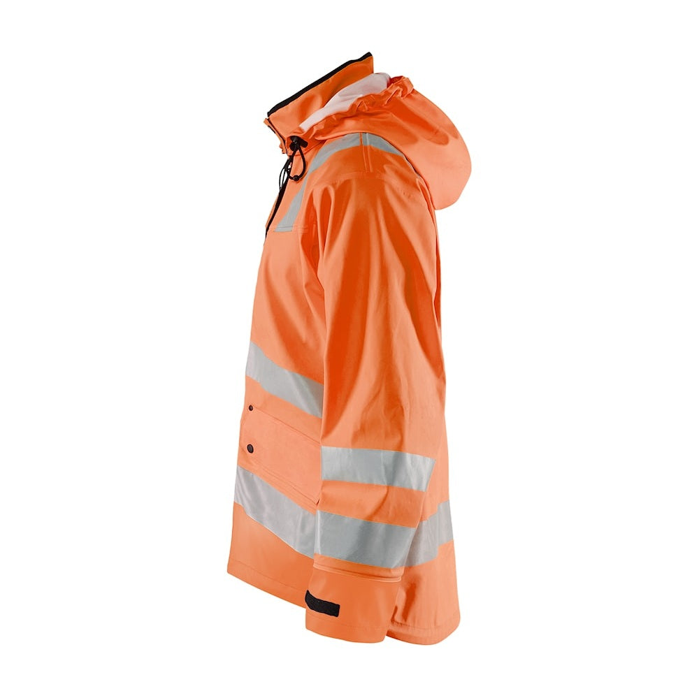 Blaklader Rain Jacket Hi-Vis Level 3 4327 #colour_orange