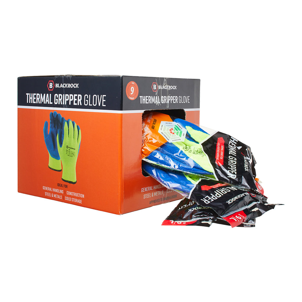 Blackrock Thermal Gripper Gloves Box 24 Pairs