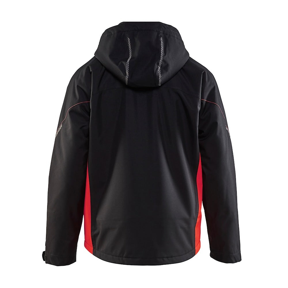Blaklader Lightweight Lined Functional Jacket 4890 #colour_black-red
