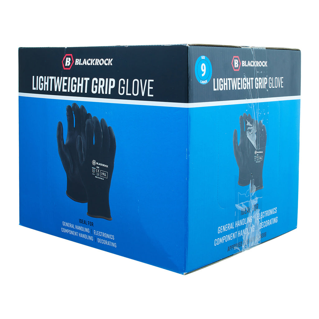 Blackrock Lightweight PU Gripper Gloves Box 48 Pairs