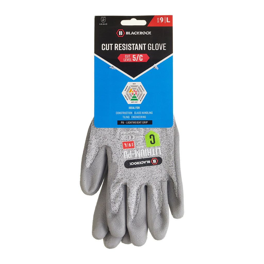 Blackrock Lithium-PU Cut Resistant Gloves Pair (carded)