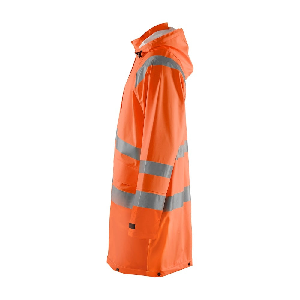 Blaklader Rain Jacket Hi-Vis Level 1 4324 #colour_orange