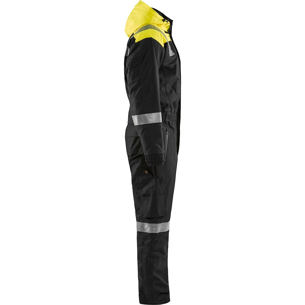 Blaklader Winter Coverall 6787 #colour_black-hi-vis-yellow