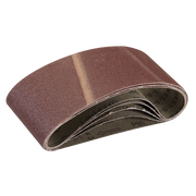 Silverline Sanding Belts 75 X 457mm 5Pk - 80 Grit