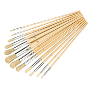 Silverline Artists Paint Brush Set 12pce - Round Tips
