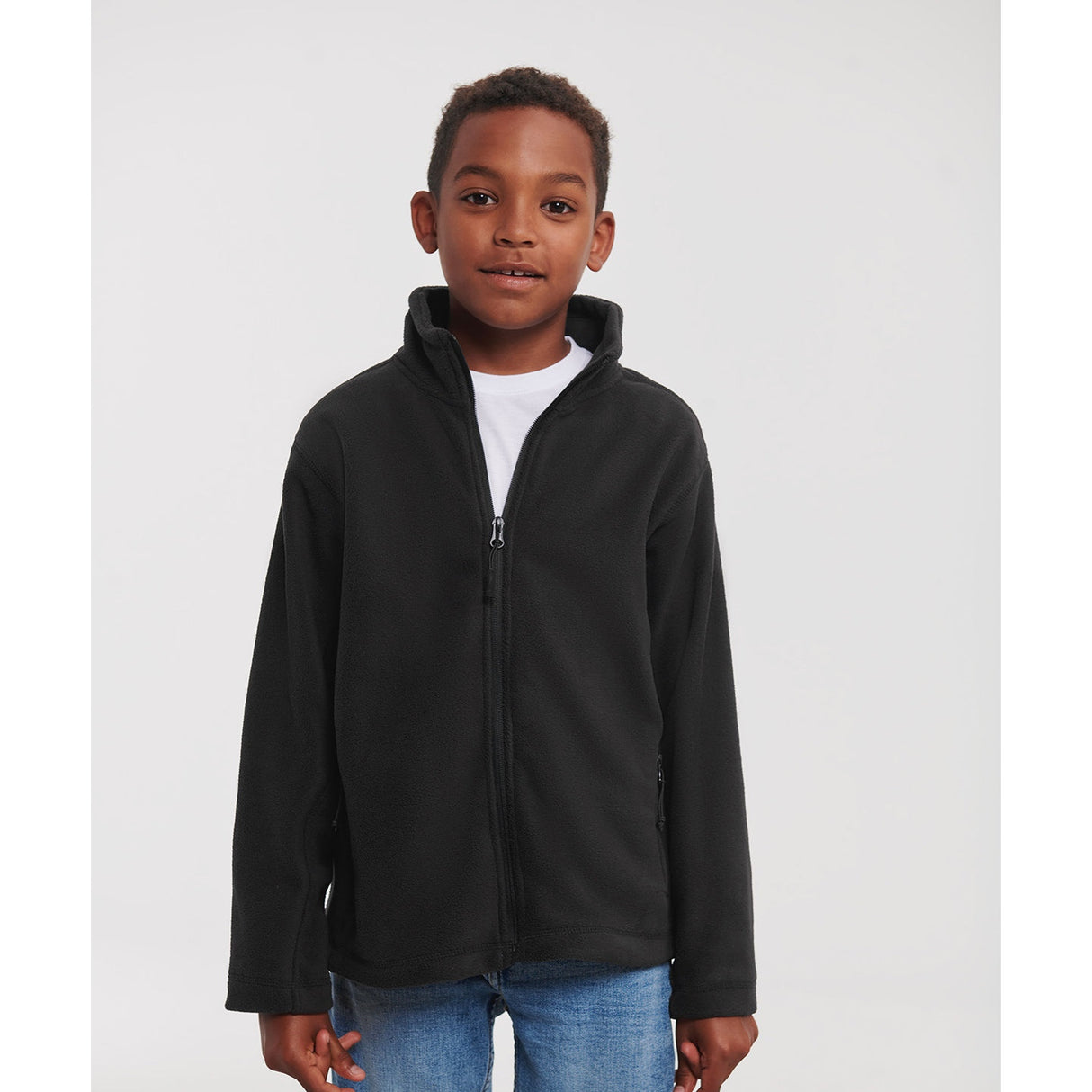 Russell Europe Kids Full-Zip Outdoor Fleece