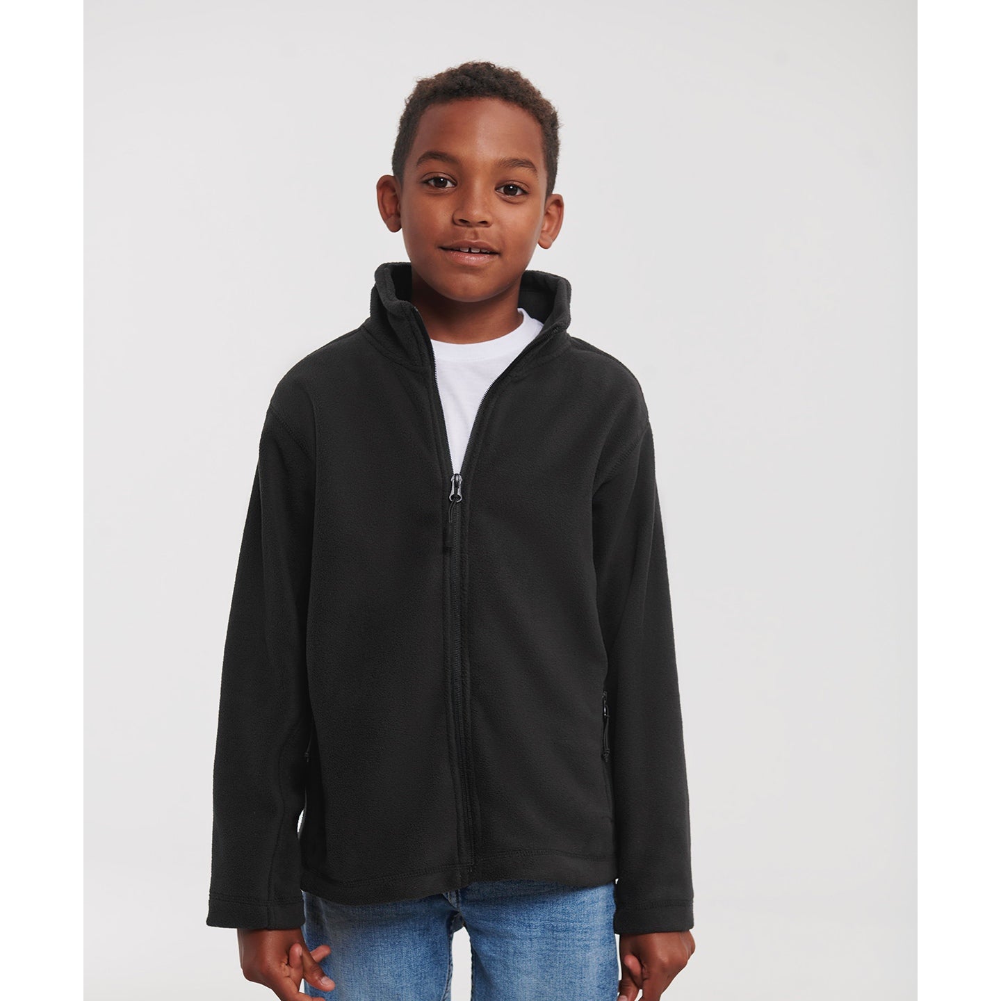 Russell Europe Kids Full-Zip Outdoor Fleece