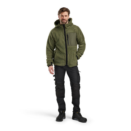 Blaklader Pile Jacket 4725 #colour_autumn-green