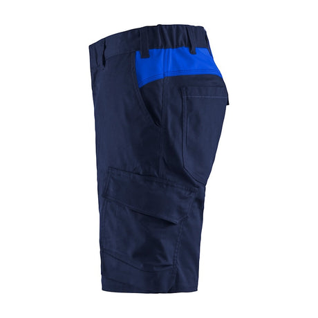 Blaklader Industry Shorts Stretch 1446 #colour_navy-blue-cornflower-blue
