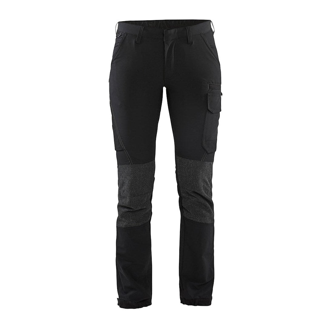 Blaklader Ladies 4-Way Stretch Service Trousers 7122 #colour_black-dark-grey