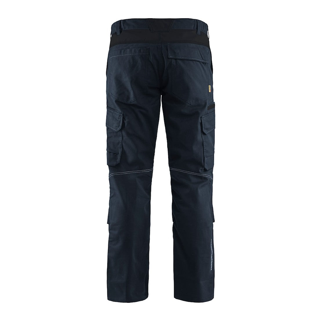 Blaklader Industry Trousers Stretch with Knee Pad Pockets 1448 #colour_dark-navy-black