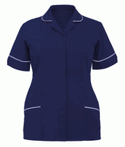 Orbit International Classic Tunic: Ladies - Navy / Lilac