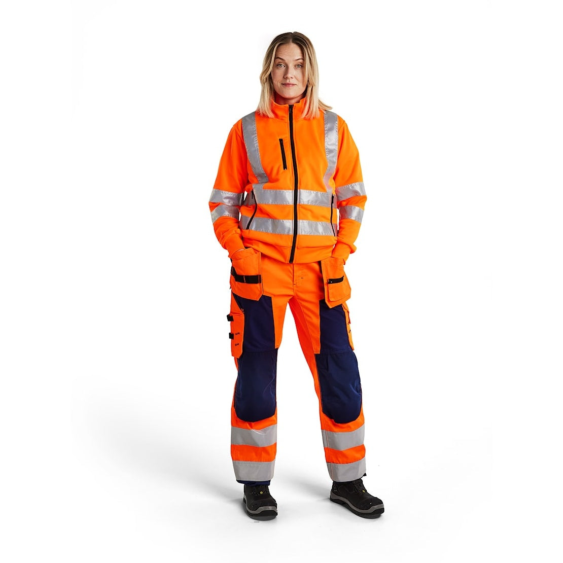 Blaklader Women's Hi-Vis Sweatshirt 3308 #colour_orange