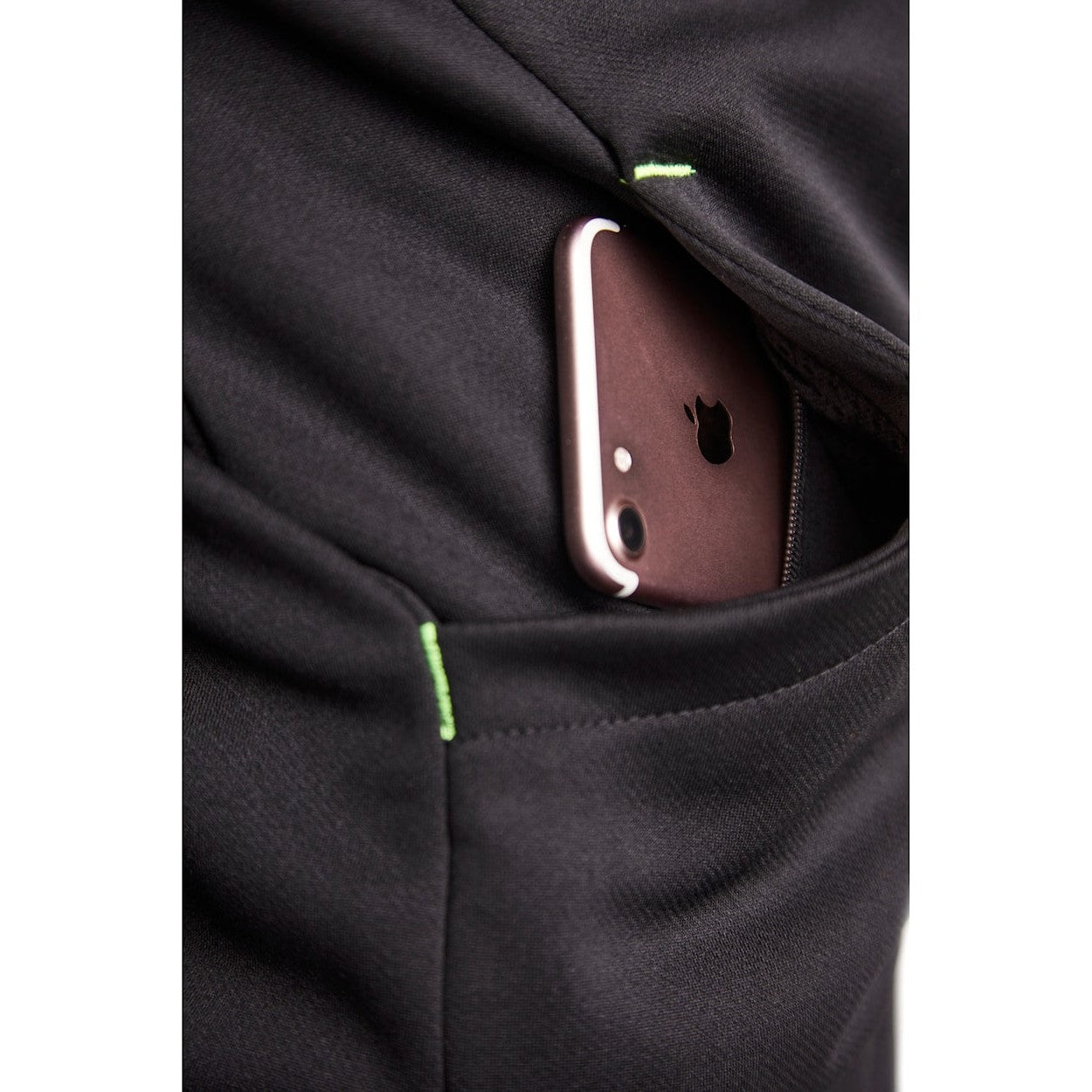 Blaklader Women's Sweatshirt with Full Zip 3394 #colour_black-hi-vis-yellow